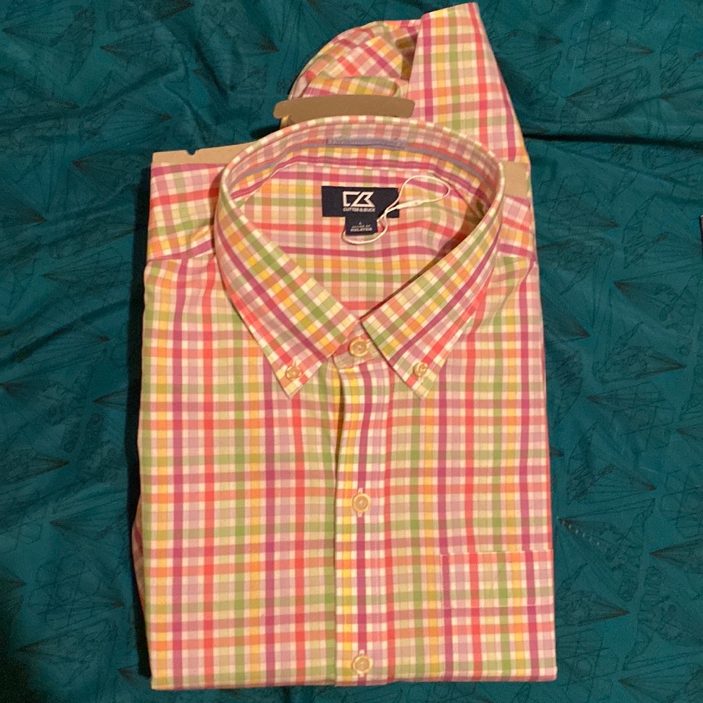 Cutter and buck button down long sleeve